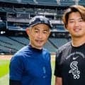 村上宗隆、イチロー氏とご対面　緊張の面持ちで何度も頭ペコリ…レジェンドは笑顔