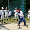 市立和歌山野球部員と支援学校の生徒が交流　相互理解深める