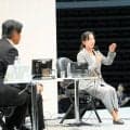 引退の高木美帆さんがフォーラムで「初仕事」　マルチスポーツ語る