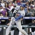 大谷翔平　二ゴロで三塁走者をかえす　白熱首位攻防戦は１点差に　首脳陣＆選手たちがハイタッチで出迎え