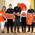 最下位から地区2位へ　B2の愛媛オレンジバイキングス、知事に報告