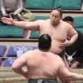右膝の大けがから復帰の三田が６勝１敗で終える「けがをしないで取り切れて良かった」　七番相撲は全勝対決で旭富士に敗れる