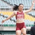 女子走り幅跳びで東姫空が５回目に５メートル７７の逆転Ｖジャンプ-静岡県高校総体