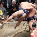 若隆景、10勝！優勝争い残った“片手吊り出し”にSNS歓喜「千代の富士を思い出した」
