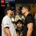 【ボクシング】「あと３試合で終わる。宣言したら復帰しない」統一ヘビー級王者ウシク引退に言及