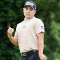 蝉川泰果　１番で痛恨の２罰打ダブルボギー　メジャー最年少４冠へ５差後退後半へ