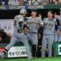 阪神　今季最長５連勝で貯金は最多の１１で首位浮上　ドラ１・立石がプロ本塁打　才木は球団最長の巨人戦９連勝