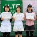 2ペアが全国大会へ、ピンクリボンレディーステニス　大分県大会