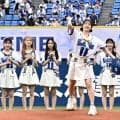 ＡＫＢ４８・伊藤百花　ノーバン始球式　声を上げて小躍り　スタンドからも感嘆の声