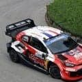 WRCジャパン：シェイクダウンはトヨタのオジエがトップ、勝田貴元は1.8秒差の4番手につける