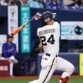 【オリックス】紅林弘太郎が左翼席に先制２ラン！　好投手・中日大野雄大からチームトップの６号