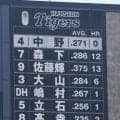 【阪神】ZOZOは前日より若干強風　打撃や守備、投手にも影響　バックスクリーンからホームへ