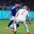 【日本代表】菅原由勢が決勝点アシスト　右サイドから正確なクロスを送り小川航基が頭で決めた