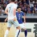 菅原由勢が右クロスで決勝点お膳立て　代表復帰の吉田麻也には「先輩なので、花道は僕が用意します。アシストできて良かった」　