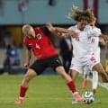 W杯で日本と同組チュニジア“10人”オーストリアに０－１敗戦　10番ハンニバル負傷