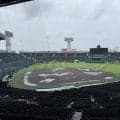阪神－西武は中止　台風６号接近、甲子園は午前から雨　阪神・西勇、西武・平良が先発予定も