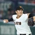 巨人　則本昂大の左足に打球直撃のアクシデント　投手コーチ制して気迫の続投も先制点失う　吉川が痛恨の後逸