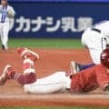 楽天が交流戦初勝利！伊藤光がダメ押しの１２球団本塁打　古巣相手に価値ある一撃　新主将・鈴木大が執念ヘッスラで同点打