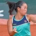  上地結衣 13年連続で全仏OP初戦突破 