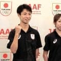 マラソン・赤崎夫妻がトークショー　暁「日本記録」、優花「ロサンゼルス五輪メダル」が目標