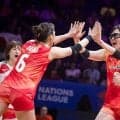 女子日本代表　フランスとの初戦を制しVNL白星スタート