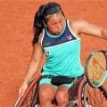 上地結衣 完勝で12度目の全仏OP4強