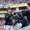 オリックス開始２分で先制！中川圭太が先頭打者本塁打　マツダスタジアムが騒然　３球目を左翼席へ４号ソロ