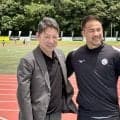 元日本代表・岡崎慎司さんがシントトロイデン協賛のサッカー大会に登場　ファンサービスでは終始笑顔