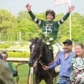 【ベルモントＳ】ケンタッキーダービー馬のゴールデンテンポが２冠目　泥だらけのヒーロー　また最後方からぶち抜いた