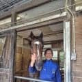 武豊騎手と安田記念Ｖのシックスペンスは元気いっぱいに飼い葉をモグモグ　田端厩務員「今までにないくらい興奮」