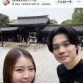 イメージ激変が話題　紀平梨花「りかしん」ペアの２ショット「お似合い」と反響「お参りと厄祓いをしてきました」