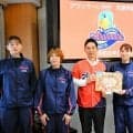 「悔しさ晴らす」　バスケ女子・アランマーレ秋田　主将、知事に抱負
