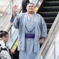 羽田空港に力士ズラリ！大相撲パリ公演へ安青錦、若隆景ら出発　復活目指す横綱大の里「相撲を知ってもらういい機会」