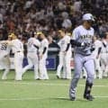 【阪神】あと１点が…森下翔太も天仰ぐ不運　９回２死、会心の当たりがマウンドではね上がり失速