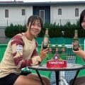 尾﨑里紗・加治遥、世界的ビールブランド「TSINGTAOビール」とスポンサー契約締結　グランドスラムへ心強い後押し