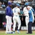 【日本ハム】ドミニカントリオ、全権大使のファーストピッチでコラボ