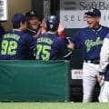 【ヤクルト】モンテルが途中交代　池山監督「セカンドまわった時に足首がというような報告が…」