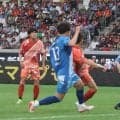 【Ｊオールスター】昨季までチームメートの乾貴士＆吉田豊が“仲良しコンビ”復活　息ぴったりの掛け合い披露