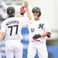 ロッテ、逆転勝利　上田同点ソロ、山口決勝打「気持ちだけです」で勝率５割復帰　交流戦は１０勝６敗２分で勝ち越す