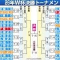 W杯Ｆ組の日本、１次Ｌ２位以内突破なら、決勝Ｔ１回戦でブラジル、モロッコなどのＣ組と対戦