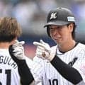 ロッテ　鮮やか逆転星　上田がサブロー監督金言でＶ２点打　勝率５割でリーグ戦へ
