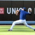 大谷翔平が“異例”調整　登板日２日前もブルペン入らず、入念キャッチボールで調整　左膝状態心配もロバーツ監督は予定通り１８日レイズ戦先発言及