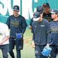 阪神・下村＆今朝丸＆神宮が１軍「研修」　藤川監督「今後戦う可能性がある」試合前練習に参加　聖地の雰囲気味わい「実感」