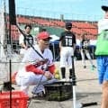 「ドラフトいけるよ！」元カープ緒方さん、中田さんが野球教室で指導