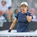 青山修子ペア 逆転勝ちで初戦突破