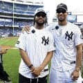 今季の王者ニックスのブランソンとハートがMLBヤンキースのホームで始球式に登場