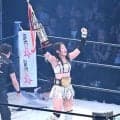 朱里がＩＷＧＰ女子Ｖ４防衛！山下りなと死闘、次期挑戦者はなつぽい「私にはカッコイイ旦那さんがいる」【スターダム】