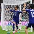 開始４分で先制！鎌田大地が02年日韓大会の稲本潤一以来となるW杯２戦連発