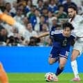 惜しい…上田綺世のあと1ミリ？　VARでノーゴール判定…本田圭佑は「2ミリ入ってた！」と反応