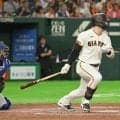 【巨人】キャベッジが28打席ぶりの安打　遊撃への内野安打で全力疾走